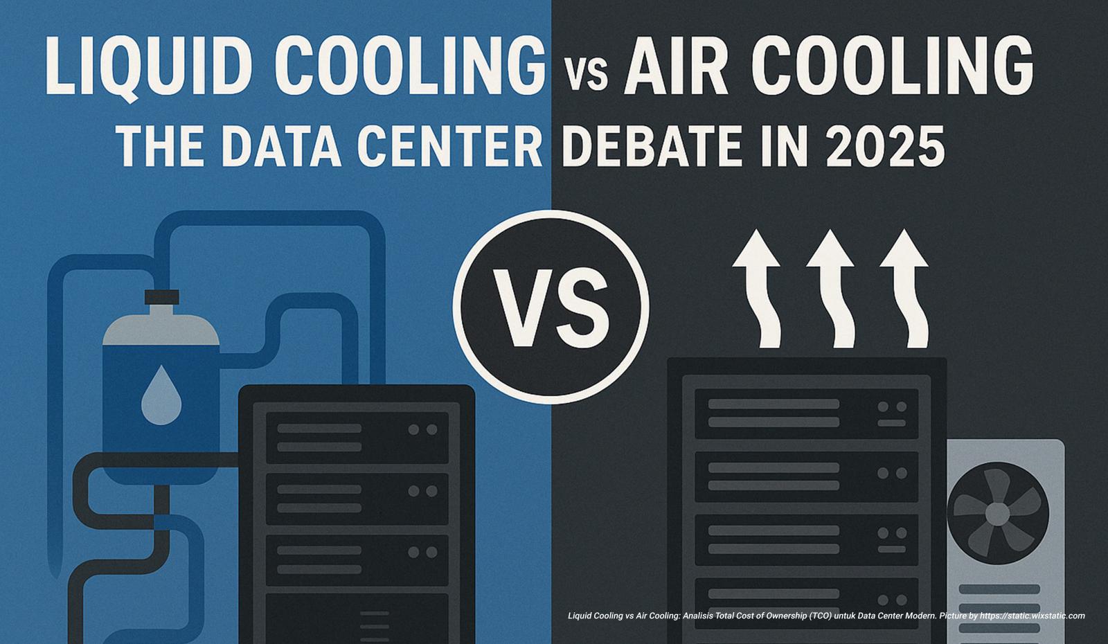 Liquid Cooling vs Air Cooling: Analisis Total Cost of Ownership (TCO) untuk Data Center Modern