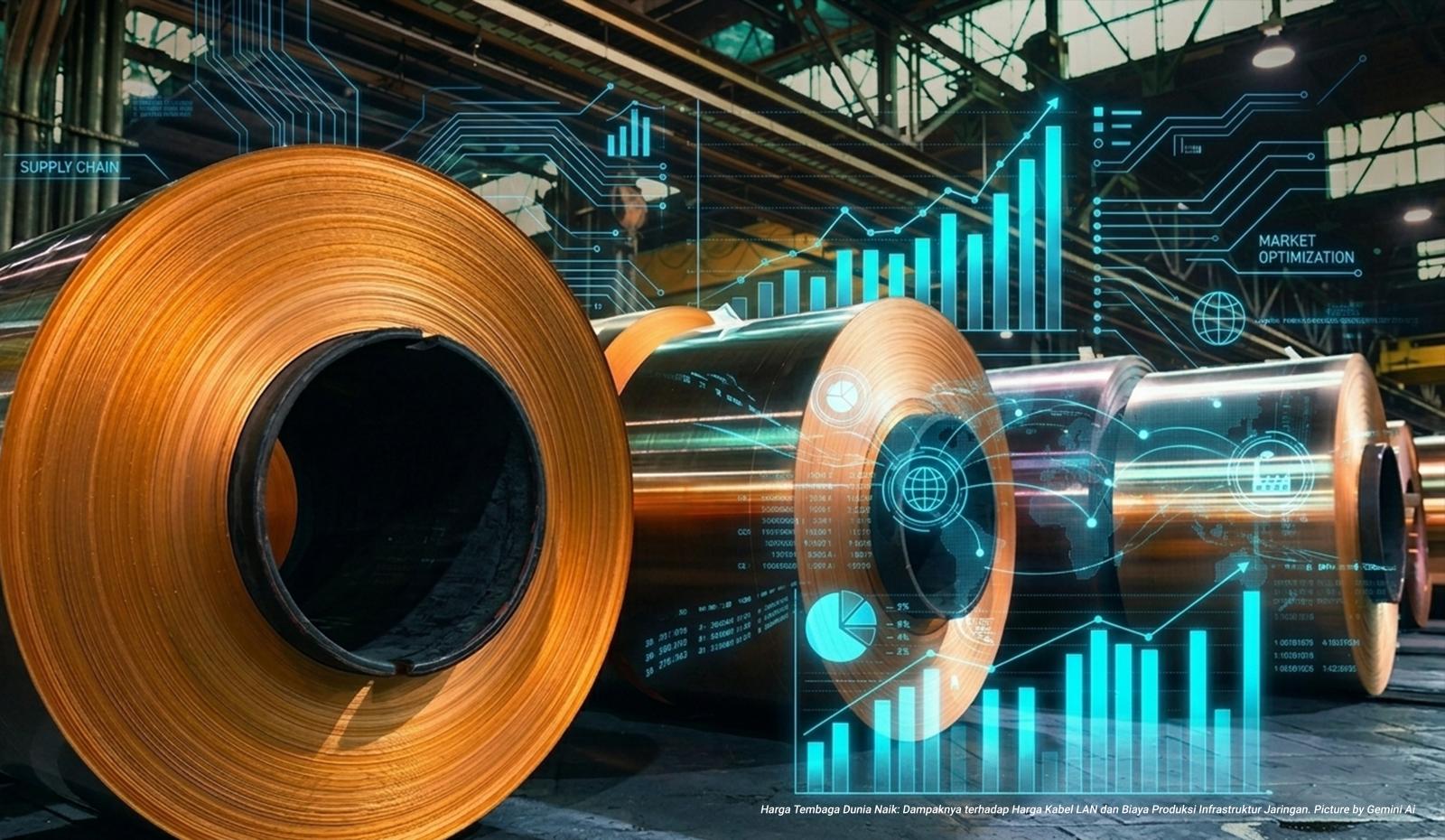 Harga Tembaga Dunia Naik: Dampaknya terhadap Harga Kabel LAN dan Biaya Produksi Infrastruktur Jaringan