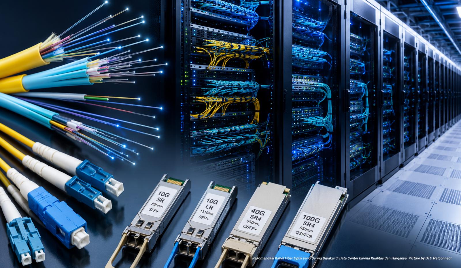 Rekomendasi Kabel Fiber Optik yang Sering Dipakai di Data Center karena Kualitas dan Harganya