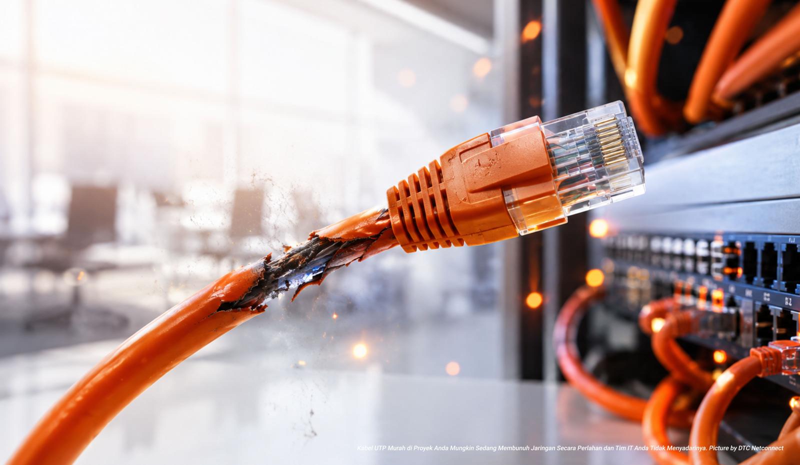 Kabel UTP Murah di Proyek Anda Mungkin Sedang Membunuh Jaringan Secara Perlahan dan Tim IT Anda Tidak Menyadarinya