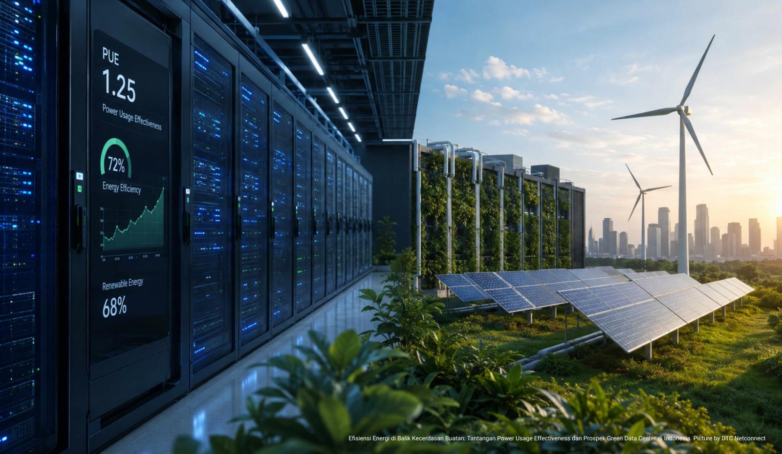 Efisiensi Energi di Balik Kecerdasan Buatan: Tantangan Power Usage Effectiveness dan Prospek Green Data Center di Indonesia
