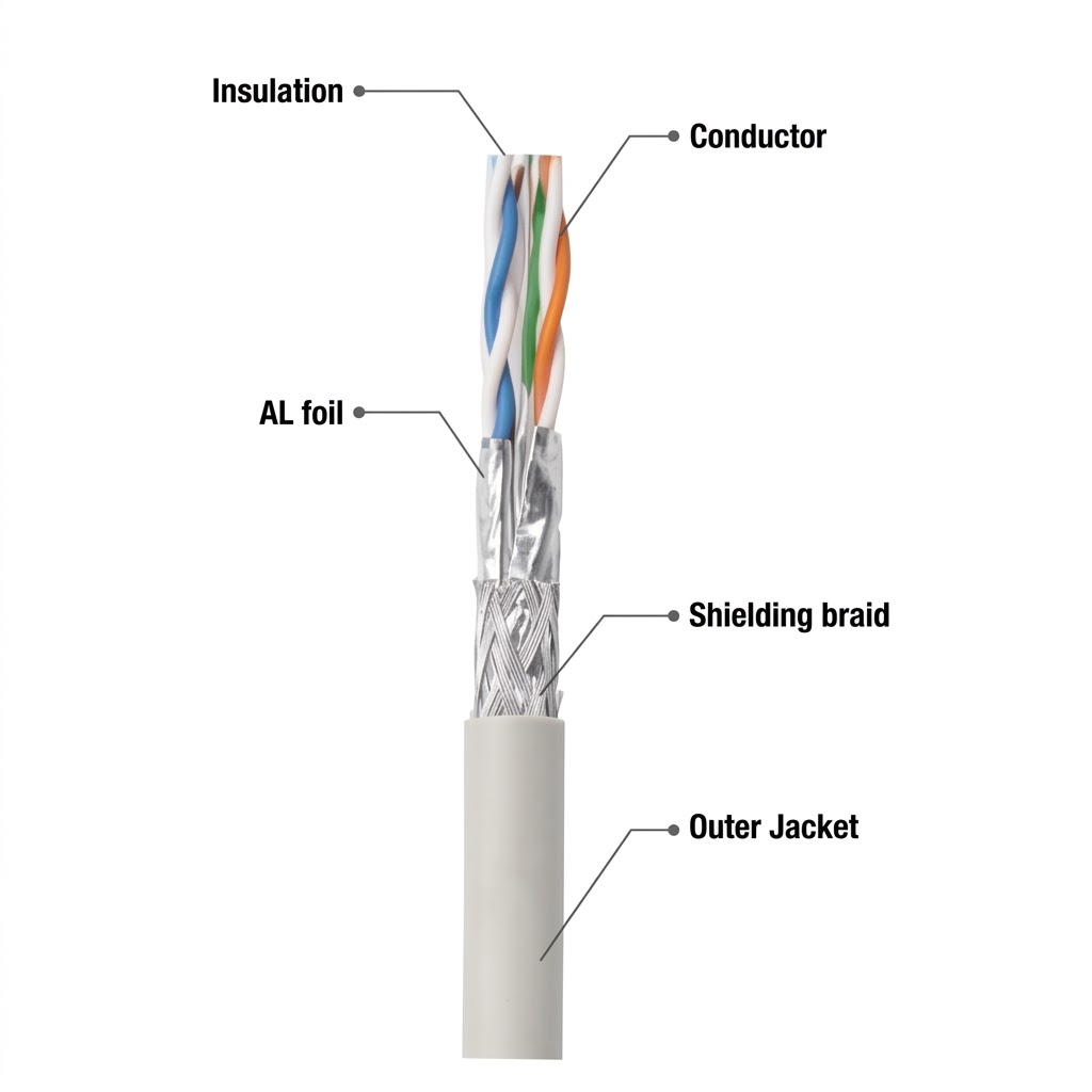 DTC Cable S/FTP Category 7 LSZH 23 AWG