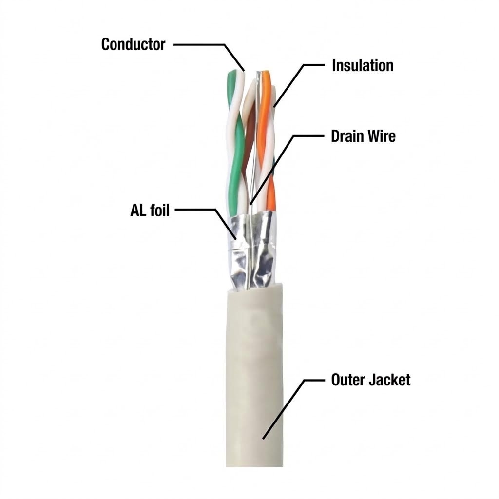 DTC Cable S/FTP Category 6A 23 AWG