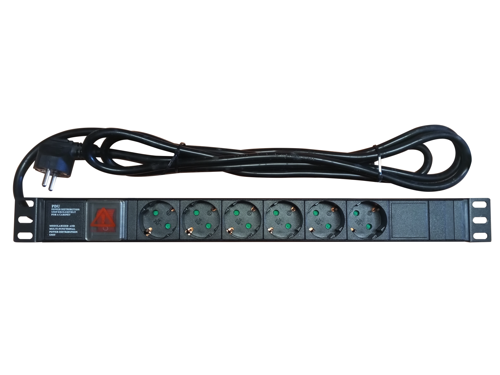 DTC STANDARD PDU HORIZONTAL 6 OUTLET 2 PIN HOLE 16A
